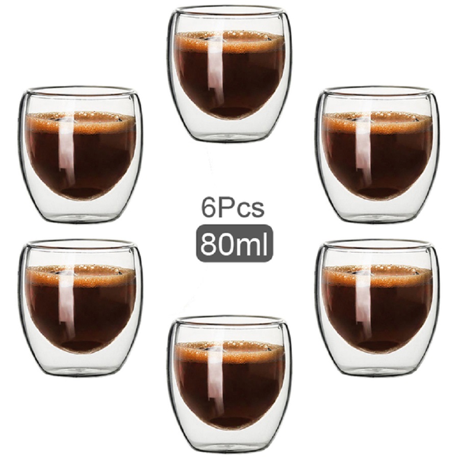 Coffee Tea Games - Double Walled Glass Coffee Mugs Glass