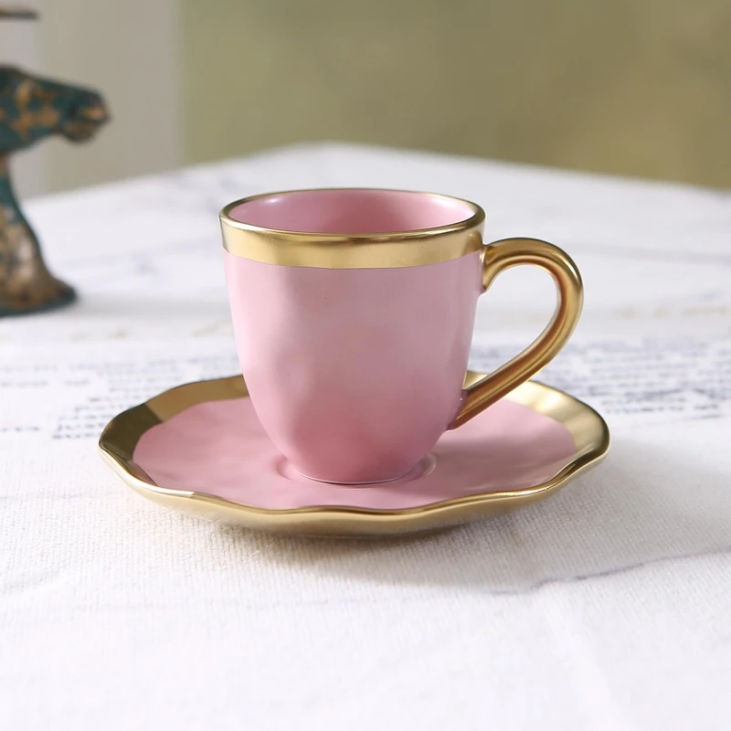 Coffee Tea Games - Italian colored glazed ceramic small coffee