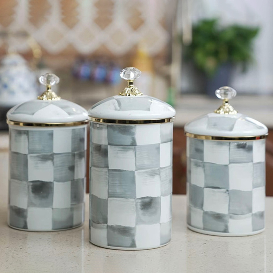 European Retro Classic Storage - đánh giá và giá Tea Coffee Sugar Container