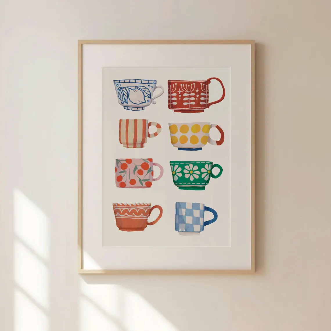 Tea Cup Print, Breakfast poste - đánh giá và giá Coffee Tea Pictures