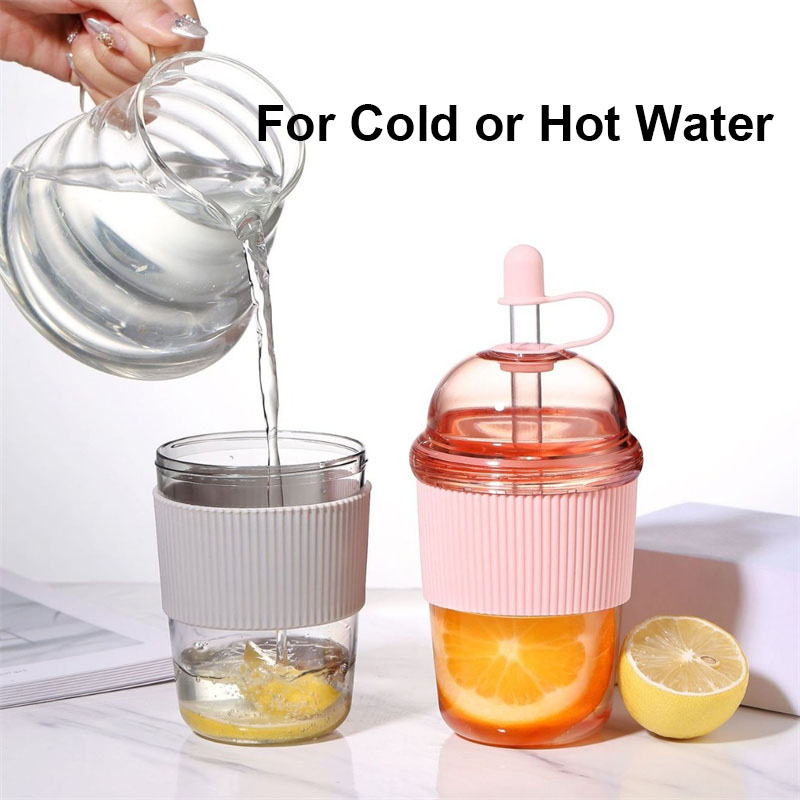 430ML Straw Cup With Lid Bubbl - đánh giá và giá Coffee Tea Boba