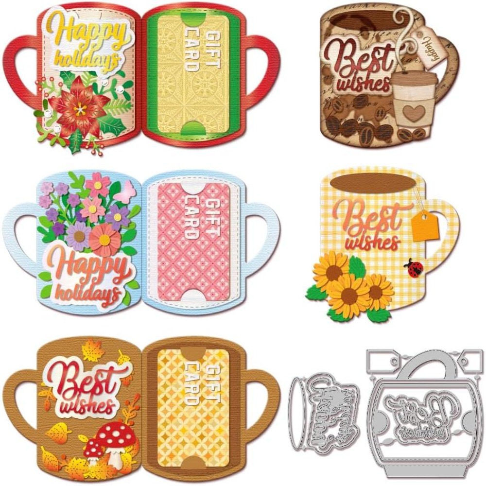 Cup Gift Card Holder Cutting D - đánh giá và giá Coffee Tea Journal