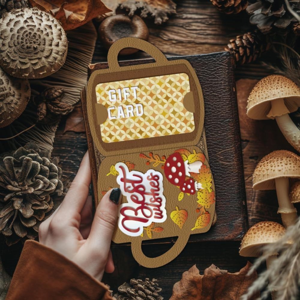 Cup Gift Card Holder Cutting D - đánh giá và giá Coffee Tea Journal