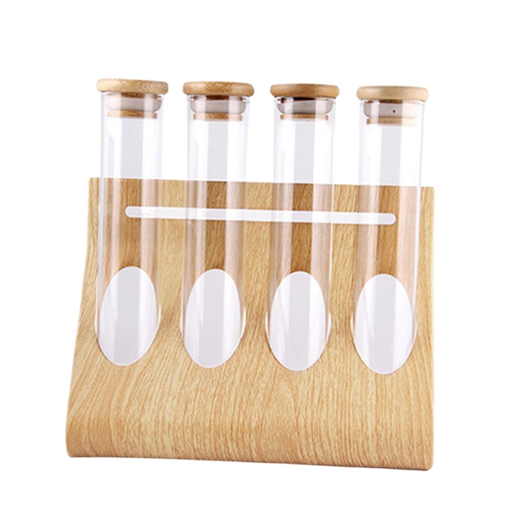Glass Tube Storage Rack Visibl - đánh giá và giá Coffee Tea