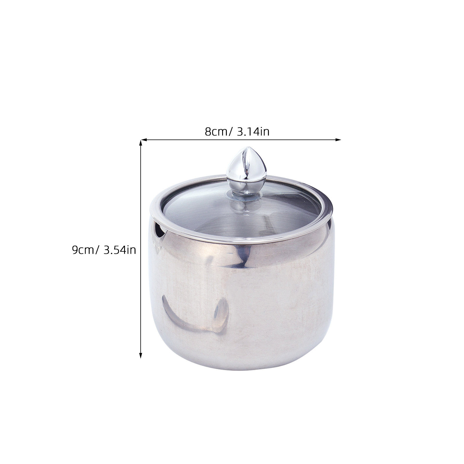Stainless Steel Seasoning Jar  - đánh giá và giá Tea Coffee Sugar Container