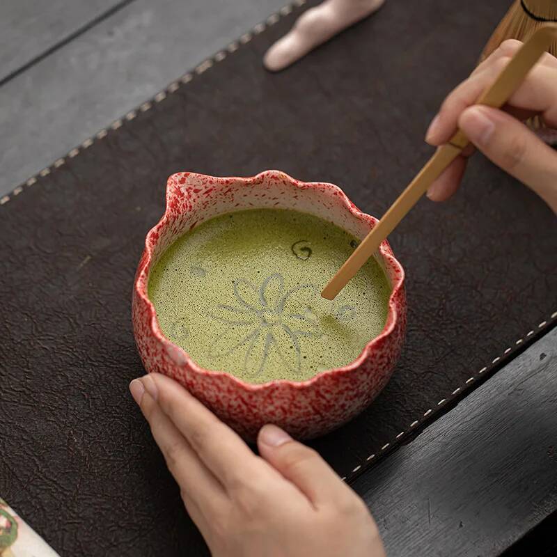 1/2/4/8PCS (Round Moon/Flower  - đánh giá và giá Matcha Whisk Set