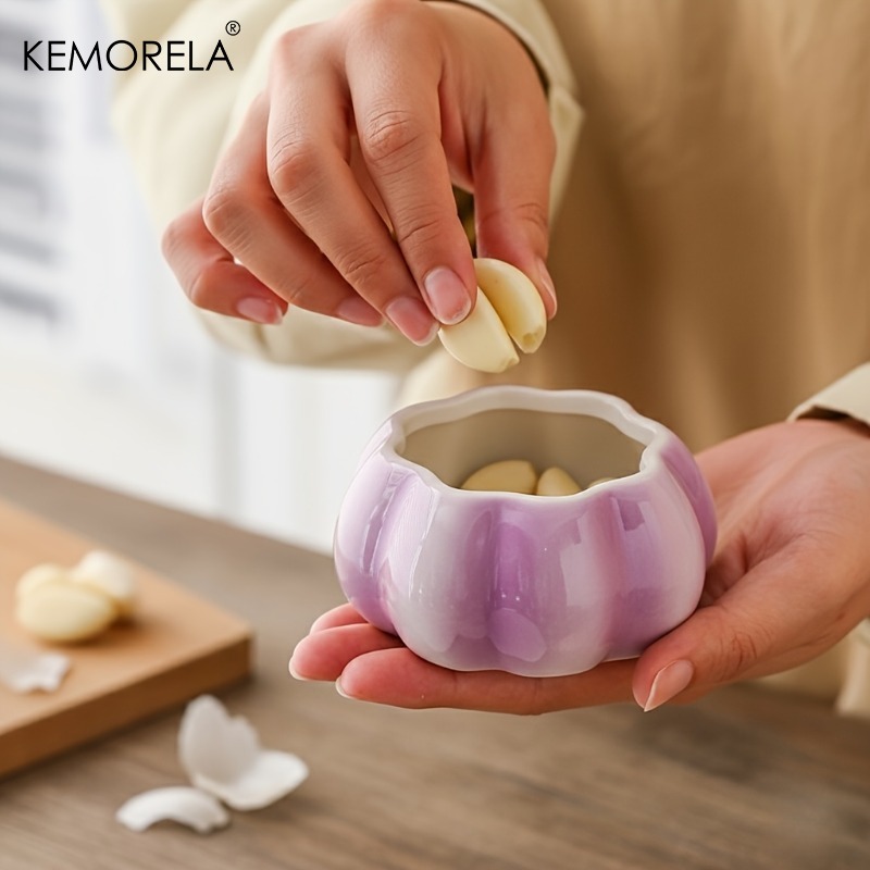 1PCS Purple Garlic Ceramic Sto - đánh giá và giá Tea Coffee Sugar Container
