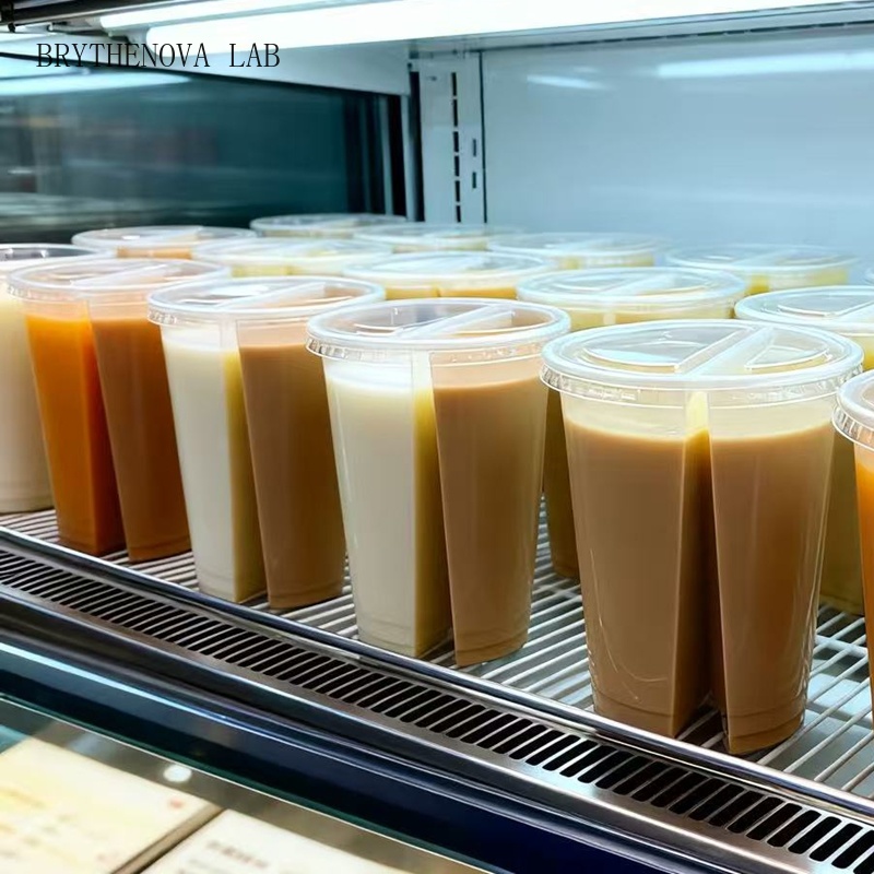 2-in-1 Disposable Plastic Cups - đánh giá và giá Coffee Tea Boba