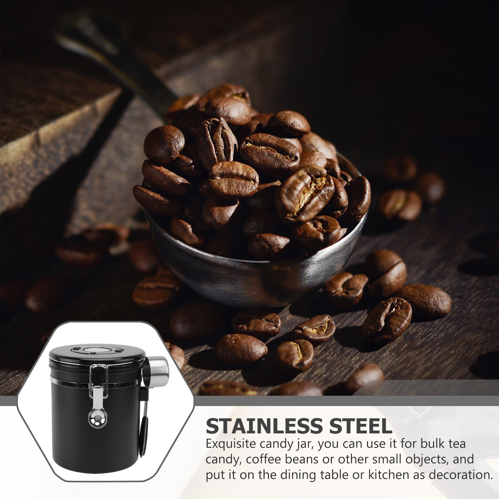 1Pcs Premium Stainless Steel C - đánh giá và giá Tea Coffee Sugar Container