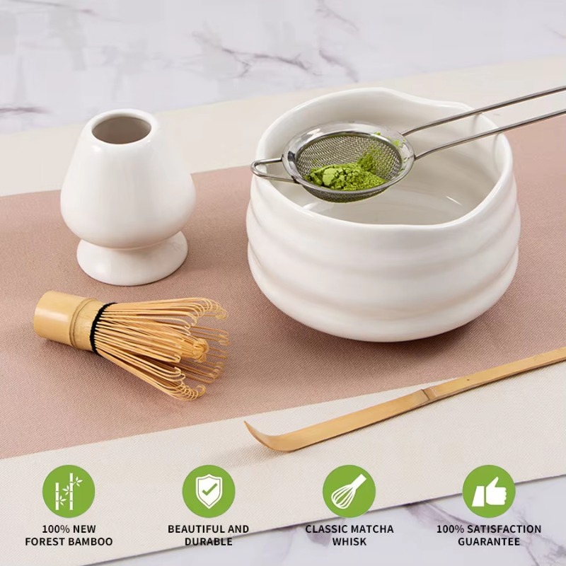 Bamboo Matcha Whisk Tool Set C - đánh giá và giá Matcha Whisk Set