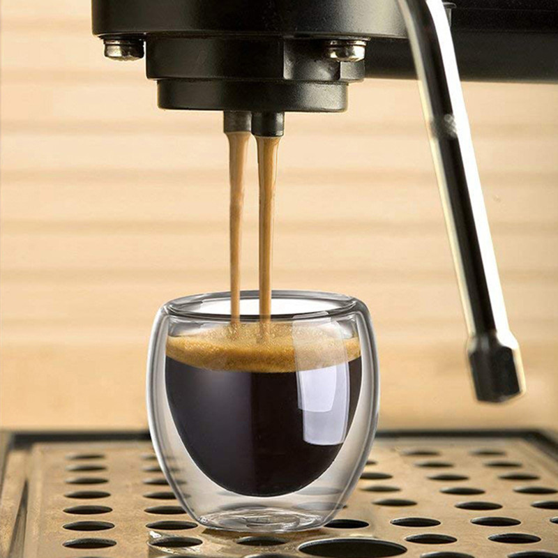 Double Walled Glass Coffee Mug - đánh giá và giá Coffee Tea Games