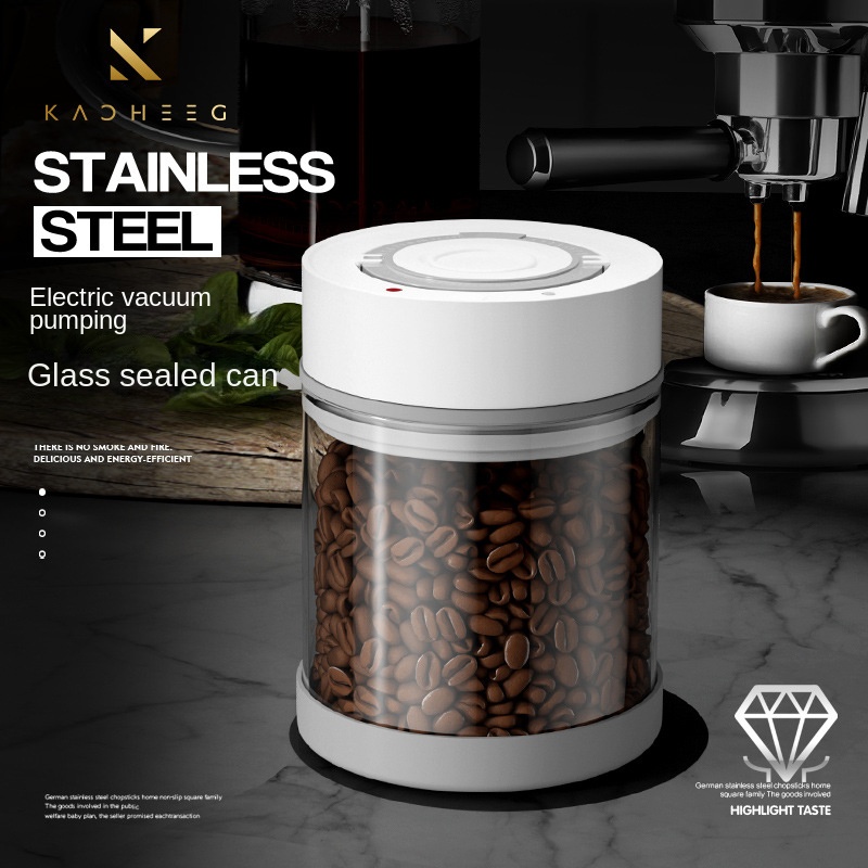 Electric Vacuum Coffee Beans G - đánh giá và giá Coffee Tea Sugar Canisters