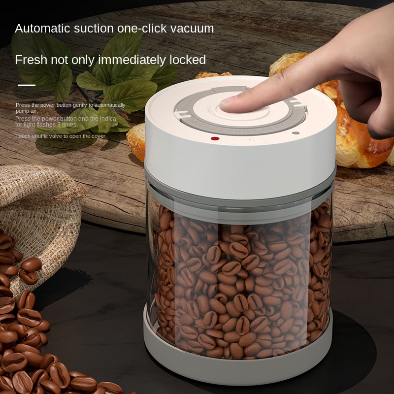 Electric Vacuum Coffee Beans G - đánh giá và giá Coffee Tea Sugar Canisters