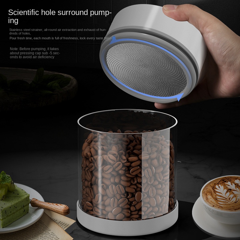 Electric Vacuum Coffee Beans G - đánh giá và giá Coffee Tea Sugar Canisters