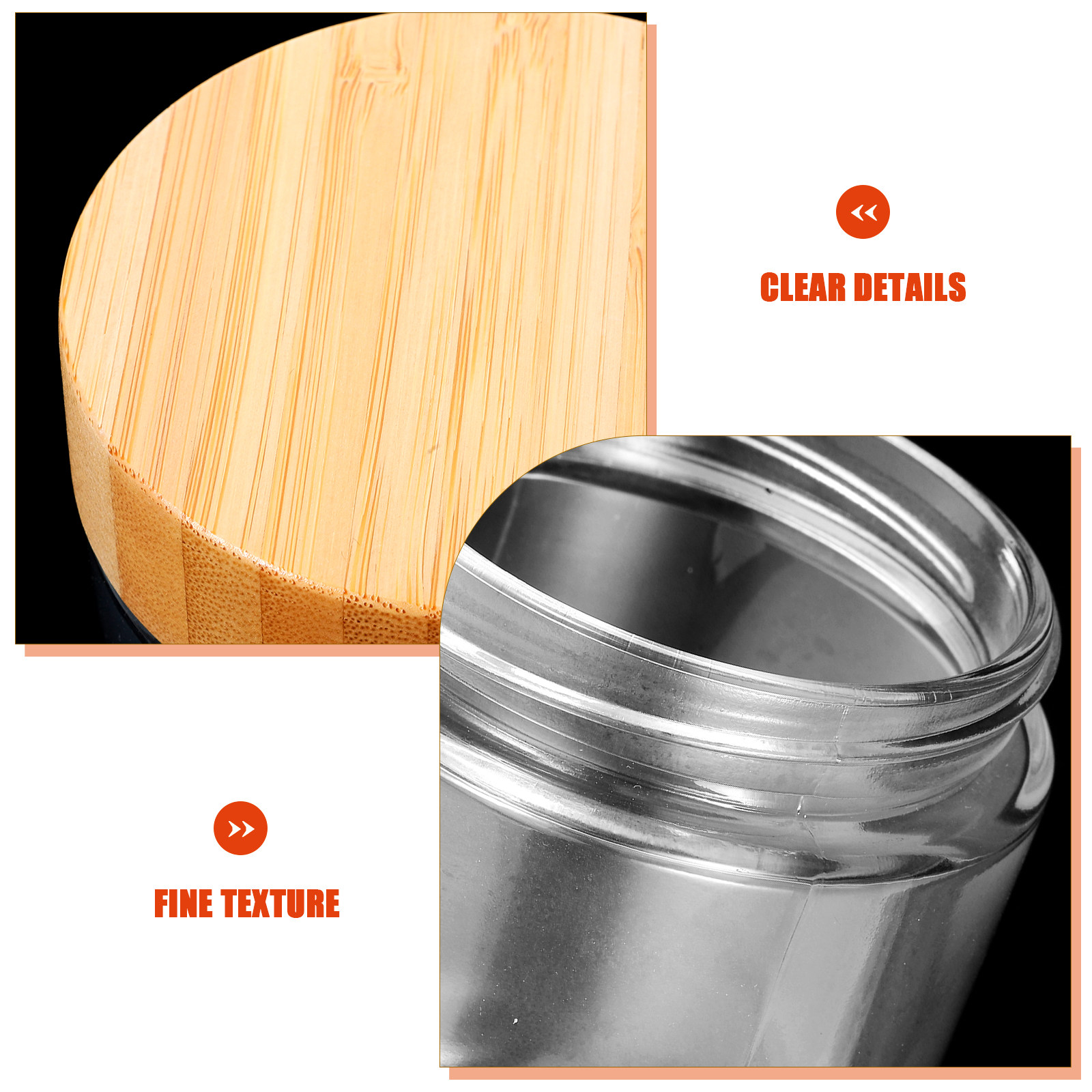 4Pcs Sturdy Glass Canisters wi - đánh giá và giá Coffee Tea Sugar Canisters