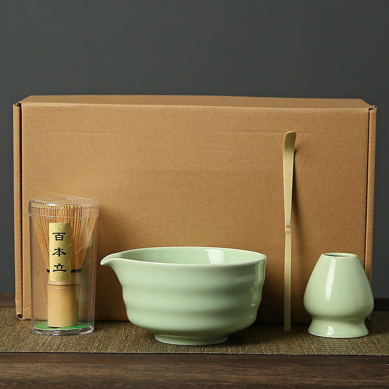 4pcs/set Japanese Ceramic Matc - đánh giá và giá Matcha Whisk Set