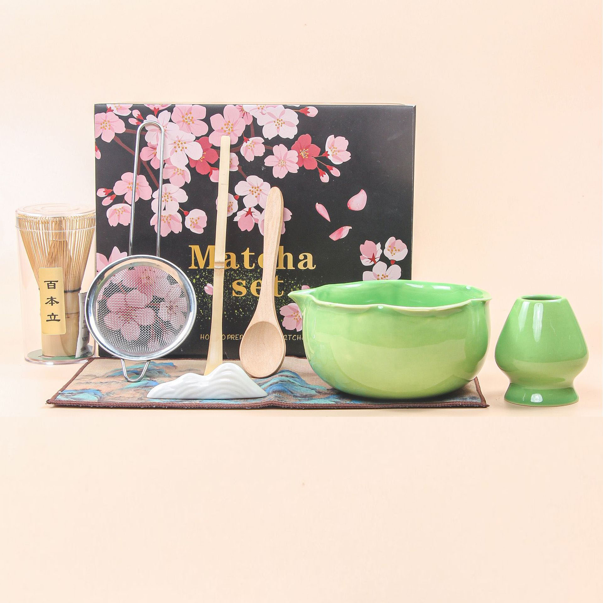 Japanese Matcha Tea Set Safe B - đánh giá và giá Matcha Whisk Set