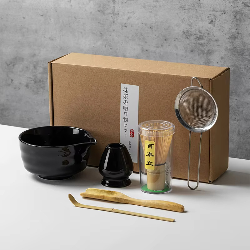 Japanese Style Matcha Tea Set  - đánh giá và giá Matcha Whisk Set