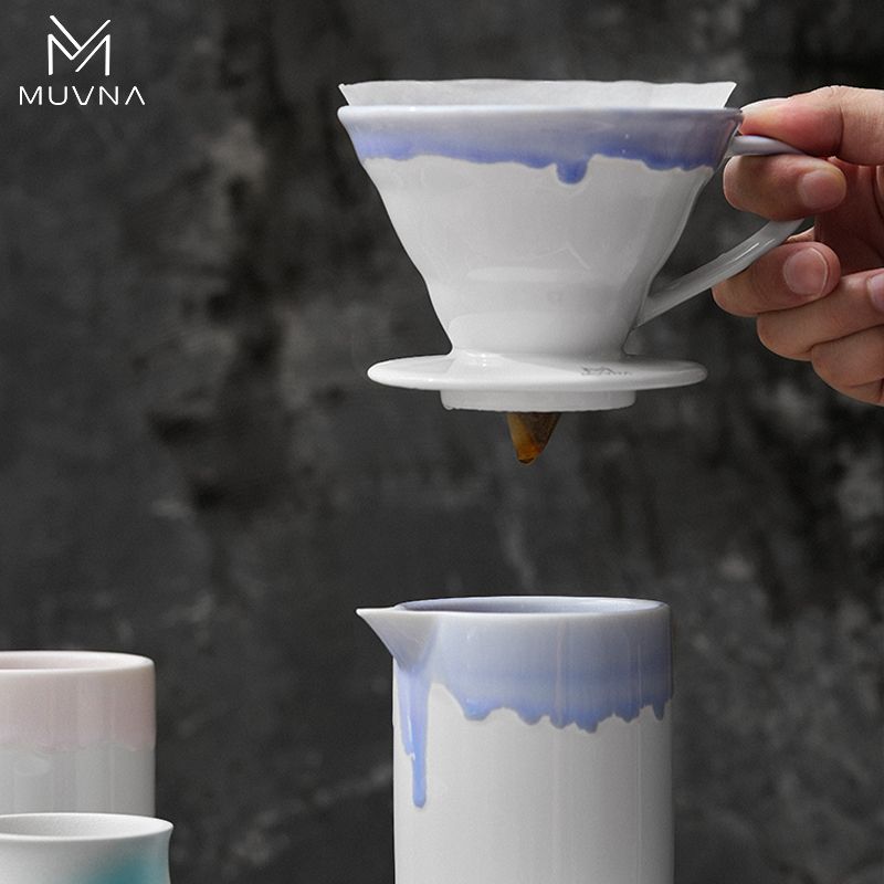 MUVNA Many Manny Porcelain V60 - đánh giá và giá Coffee Dripper V60