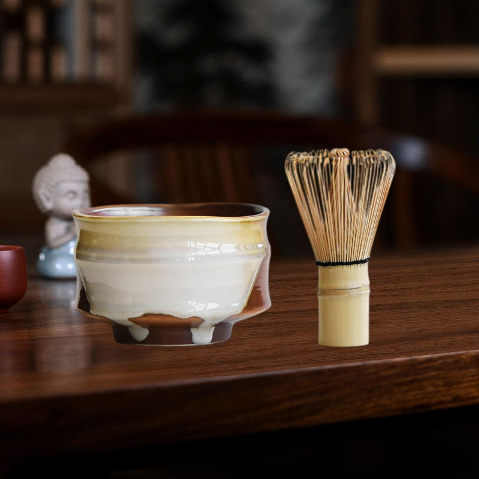 Matcha Bowl Ceramic Japanese T - đánh giá và giá Matcha Whisk Set