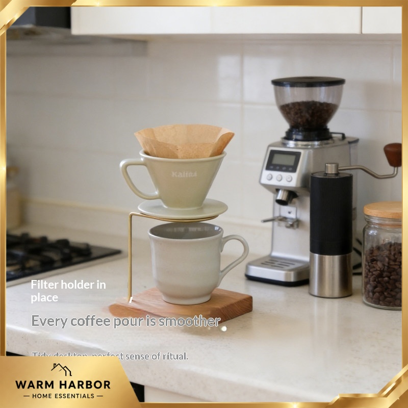Wood Brass Pour Over Coffee St - đánh giá và giá Coffee Dripper V60