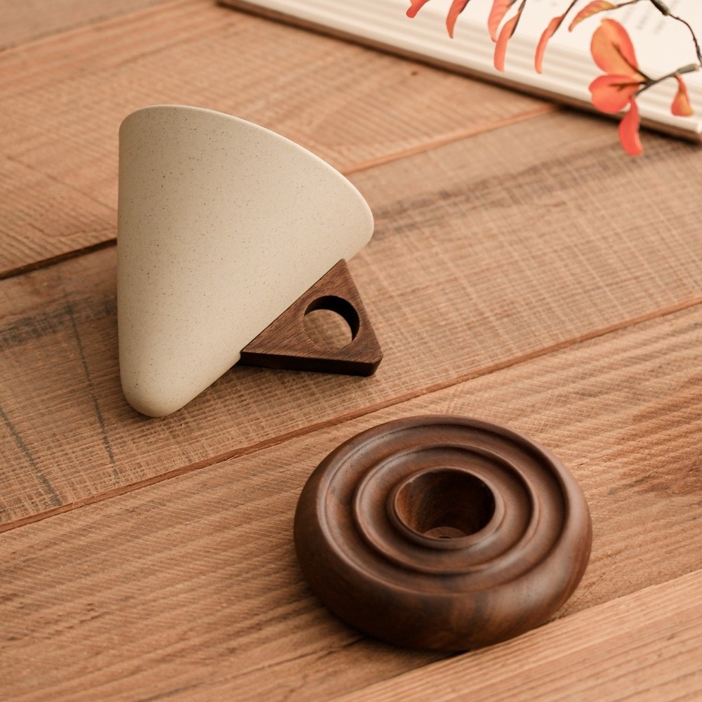 Coarse Ceramic Triangular Cone - đánh giá và giá Coffee Tea Pictures
