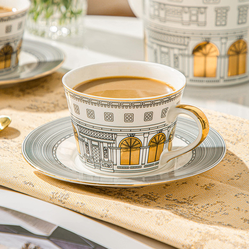Architectural Cup and Saucer C - đánh giá và giá Coffee Tea Games