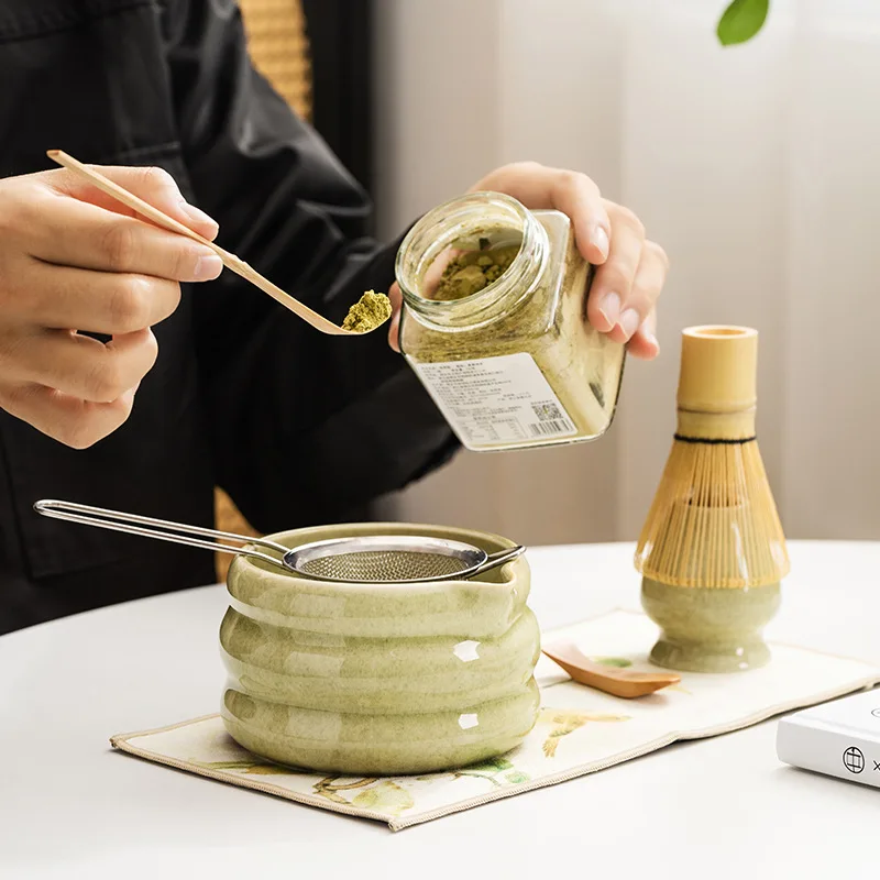 2/4//7PCS Japanese Matcha Set  - đánh giá và giá Matcha Whisk Set